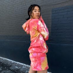 Risque IN MY HOODIE Tie Dye Hoodie