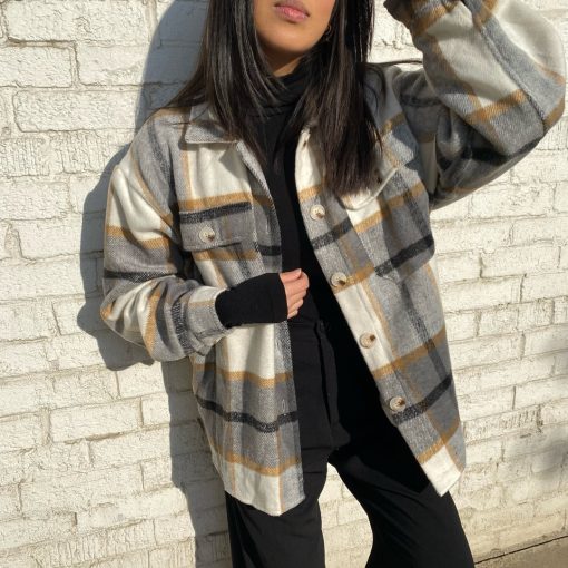 Risque Clothing EMERY Plaid Shacket