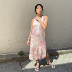 Luna MONET Slip Dress Clothing
