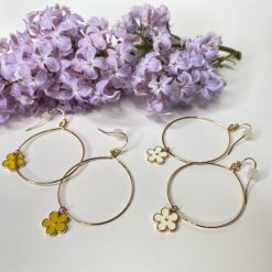 Risque ELODIE Flower Hoops Accessories