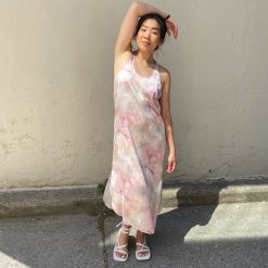 Luna MONET Slip Dress Clothing