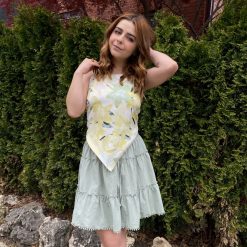 Risque DAISY Ruffle Mini Skirt