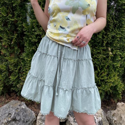 Risque DAISY Ruffle Mini Skirt