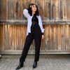 Risque AXELLE Belted High Waist Pant Clothing