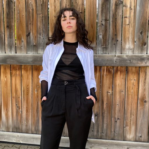 Risque AXELLE Belted High Waist Pant Clothing