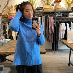 Risque RAVYN Turtleneck Cable Knit Sweater
