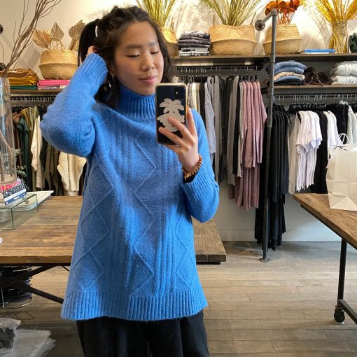 Risque RAVYN Turtleneck Cable Knit Sweater