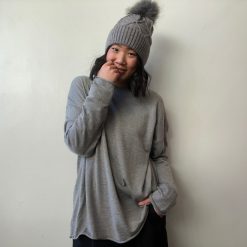Luna JADE Knit Pom Pom Hat Accessories