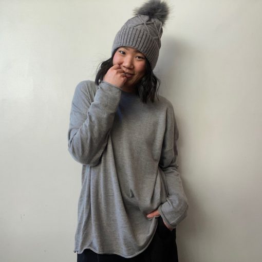 Luna JADE Knit Pom Pom Hat Accessories