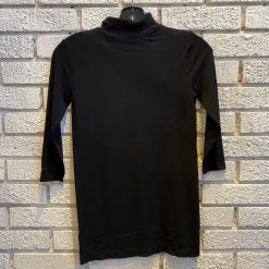 Coast To Coast Clothing Bamboo 3/4 Sleeve Mock Neck Top