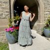 Risque BREEZE Ruffle Maxi Dress Clothing