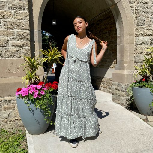 Risque BREEZE Ruffle Maxi Dress Clothing