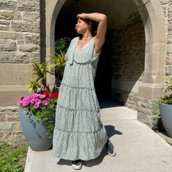 Risque BREEZE Ruffle Maxi Dress Clothing