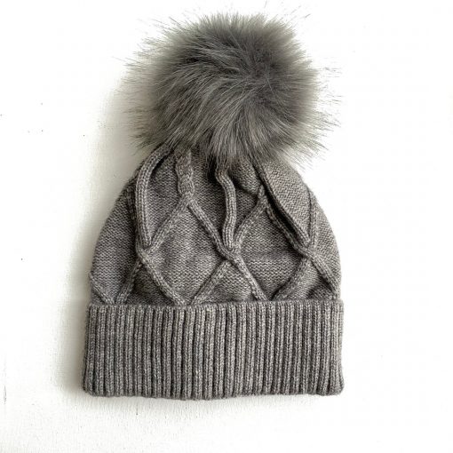 Luna JADE Knit Pom Pom Hat Accessories