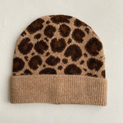 Risque FROSTINE Leopard Print Hat