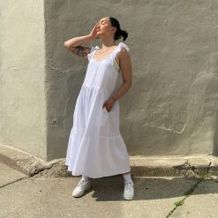 Risque LAURENT Ruffle Maxi Dress