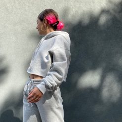 Luna Clothing GIRLFRIEND Cut Off Hoodie