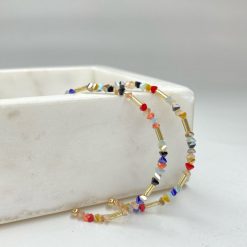 Risque Mix Beaded Hoops Accessories