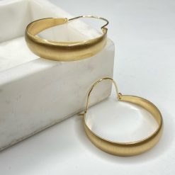Risque Accessories Drop Hoop Earrings