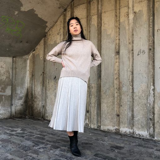 Risque ADORA Pleated Midi Skirt Clothing