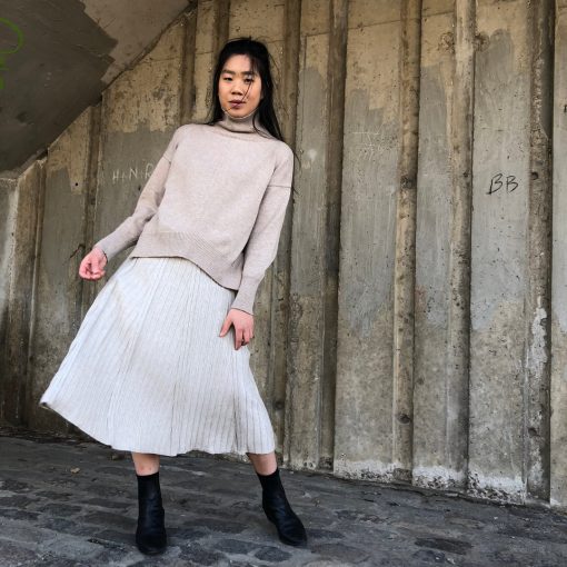 Risque ADORA Pleated Midi Skirt Clothing
