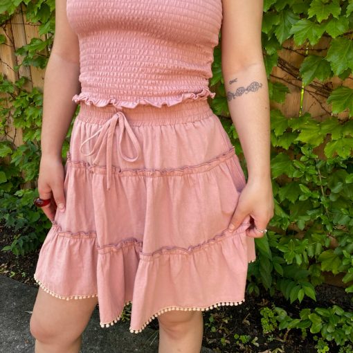 Risque DAISY Ruffle Mini Skirt