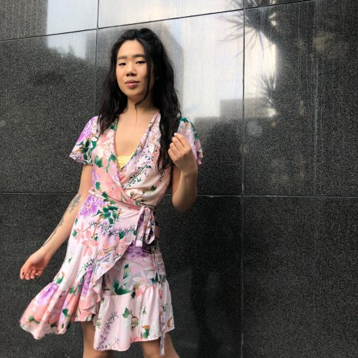 Luna IRIS Floral Wrap Dress