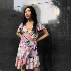 Luna IRIS Floral Wrap Dress