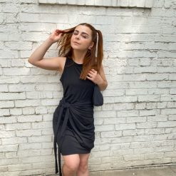 Risque Clothing THAT'S A WRAP Mini Wrap Dress