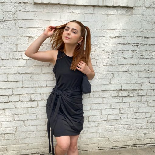 Risque Clothing THAT'S A WRAP Mini Wrap Dress