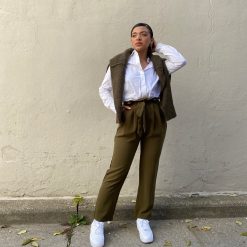 Risque LENNY High Waisted Pleat Pant Clothing