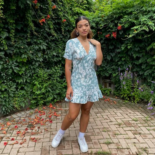 Risque SANTORINI V Neck Dress