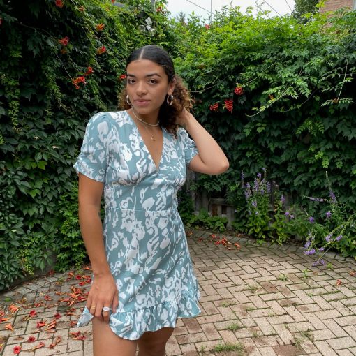 Risque SANTORINI V Neck Dress