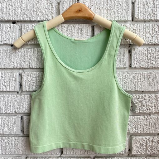 Coast To Coast Bamboo Crop Tank Top