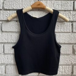 Coast To Coast Bamboo Crop Tank Top
