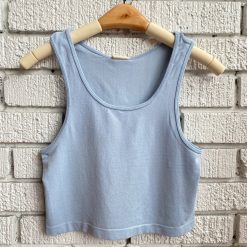 Coast To Coast Bamboo Crop Tank Top