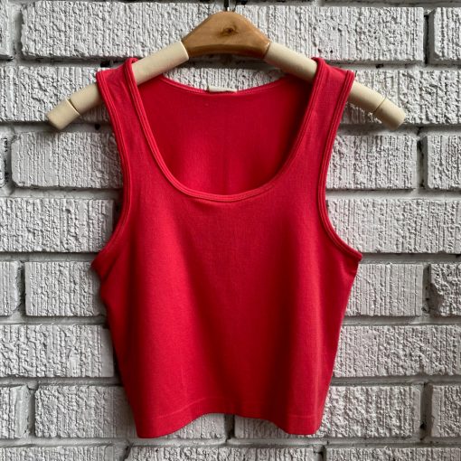 Coast To Coast Bamboo Crop Tank Top