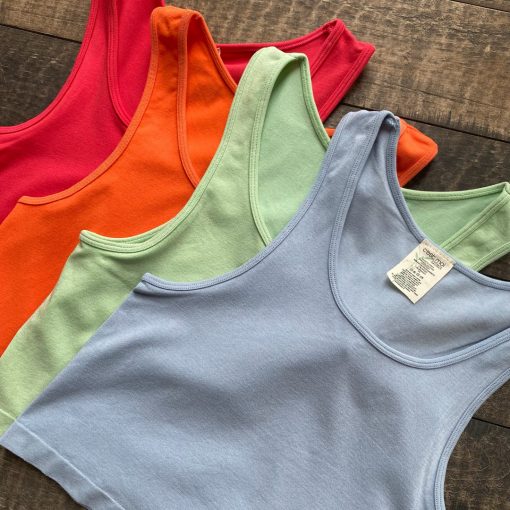 Coast To Coast Bamboo Crop Tank Top
