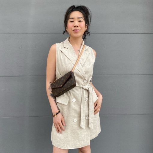 Risqué Clothing KIAH Long Linen Vest