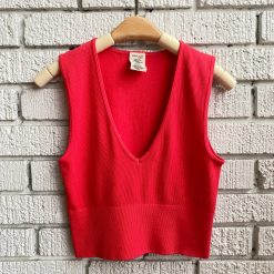Coast To Coast Spring 2022 Collection Bamboo Deep V Ribbed Top