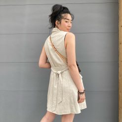 Risqué Clothing KIAH Long Linen Vest