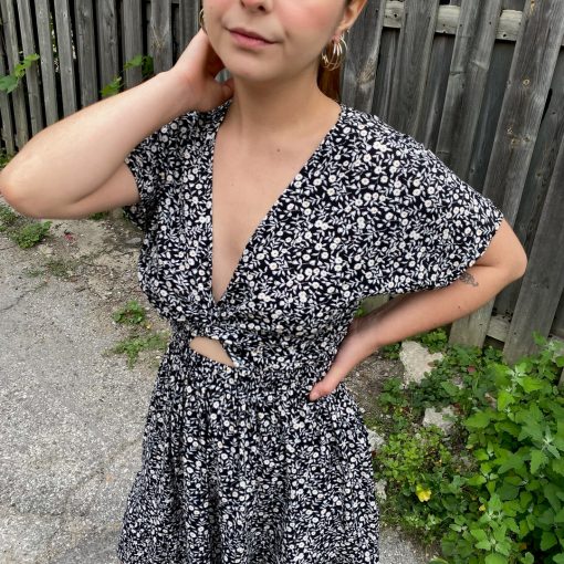 Risque NAPA Floral Mini Dress Clothing