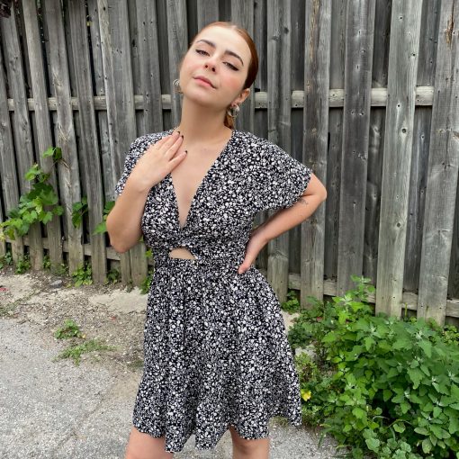 Risque NAPA Floral Mini Dress Clothing