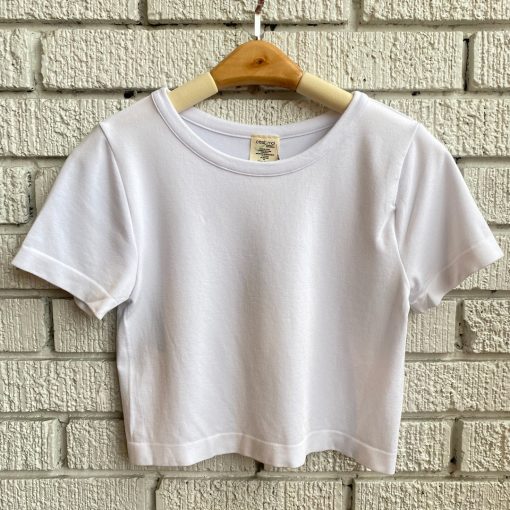 Coast To Coast Bamboo Short Sleeve Crop Top