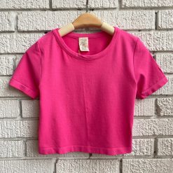 Coast To Coast Bamboo Short Sleeve Crop Top