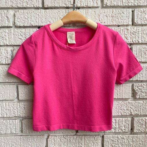 Coast To Coast Bamboo Short Sleeve Crop Top