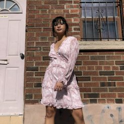 Risque KARRY Backless Floral Dress