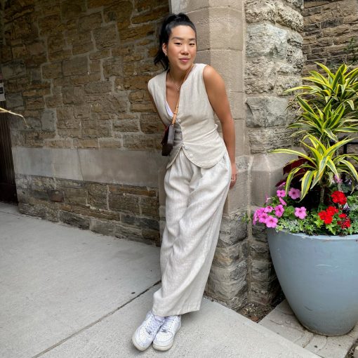 Risqué Clothing LENNA Linen Vest