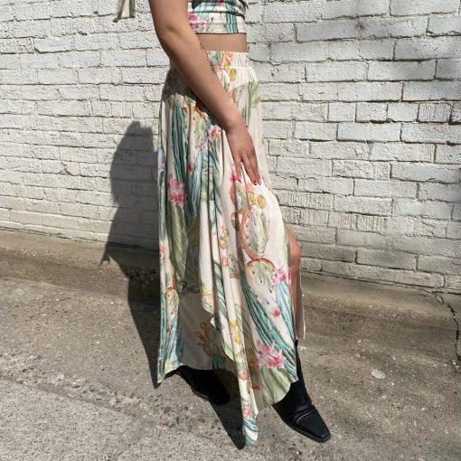 Risque CACTUS Maxi Skirt