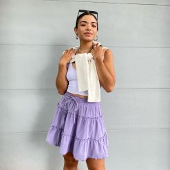 Risque DAISY Ruffle Mini Skirt